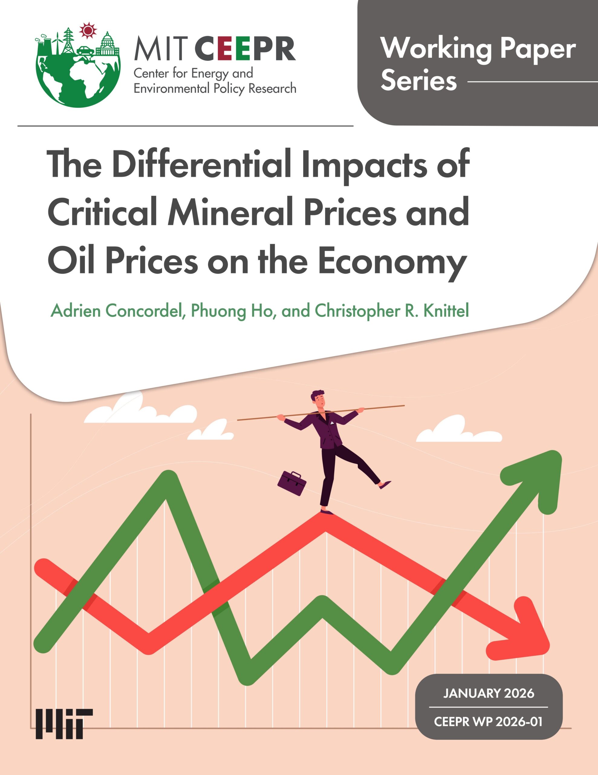 The differential impacts of critical mineral prices and oil prices on the economy