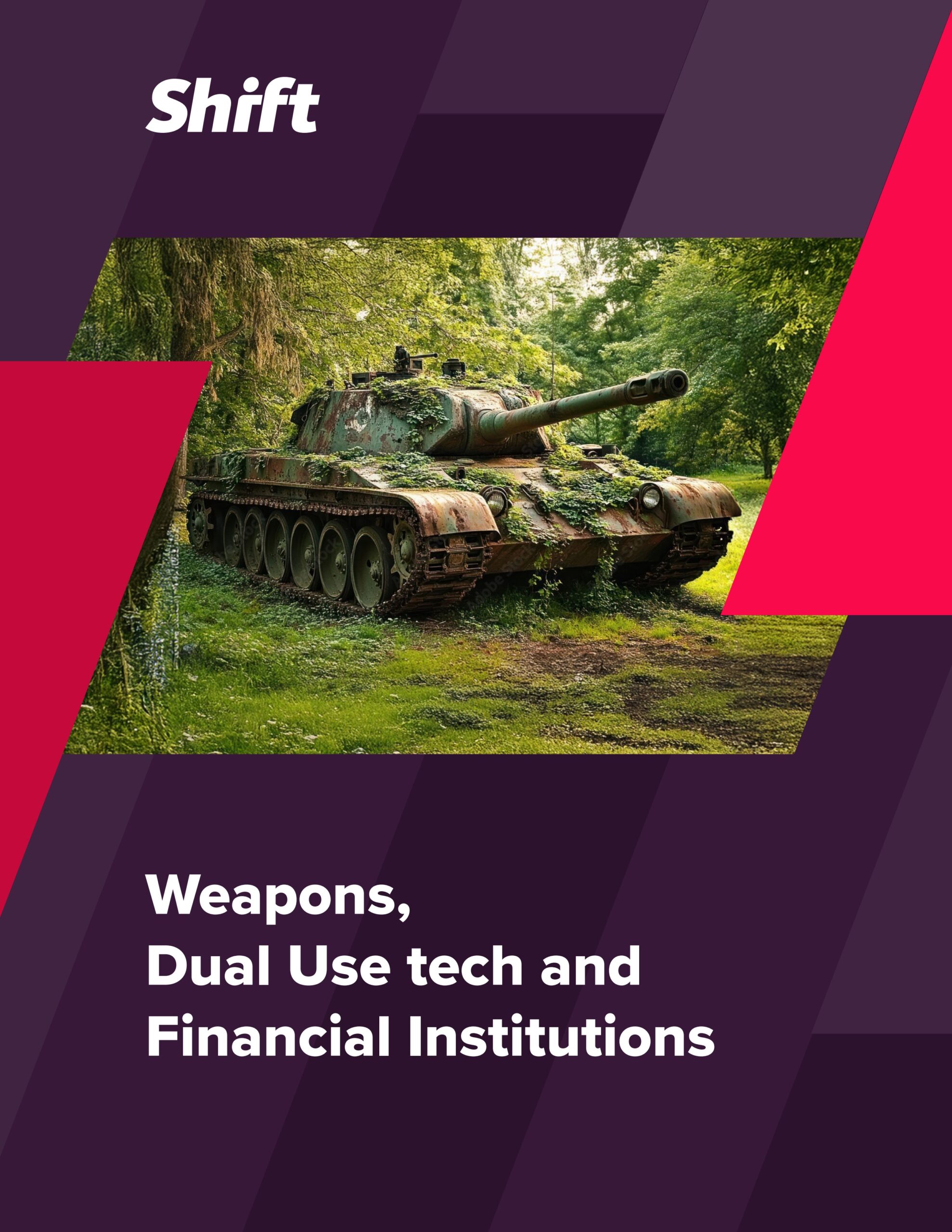 Weapons, dual use tech and financial institutions