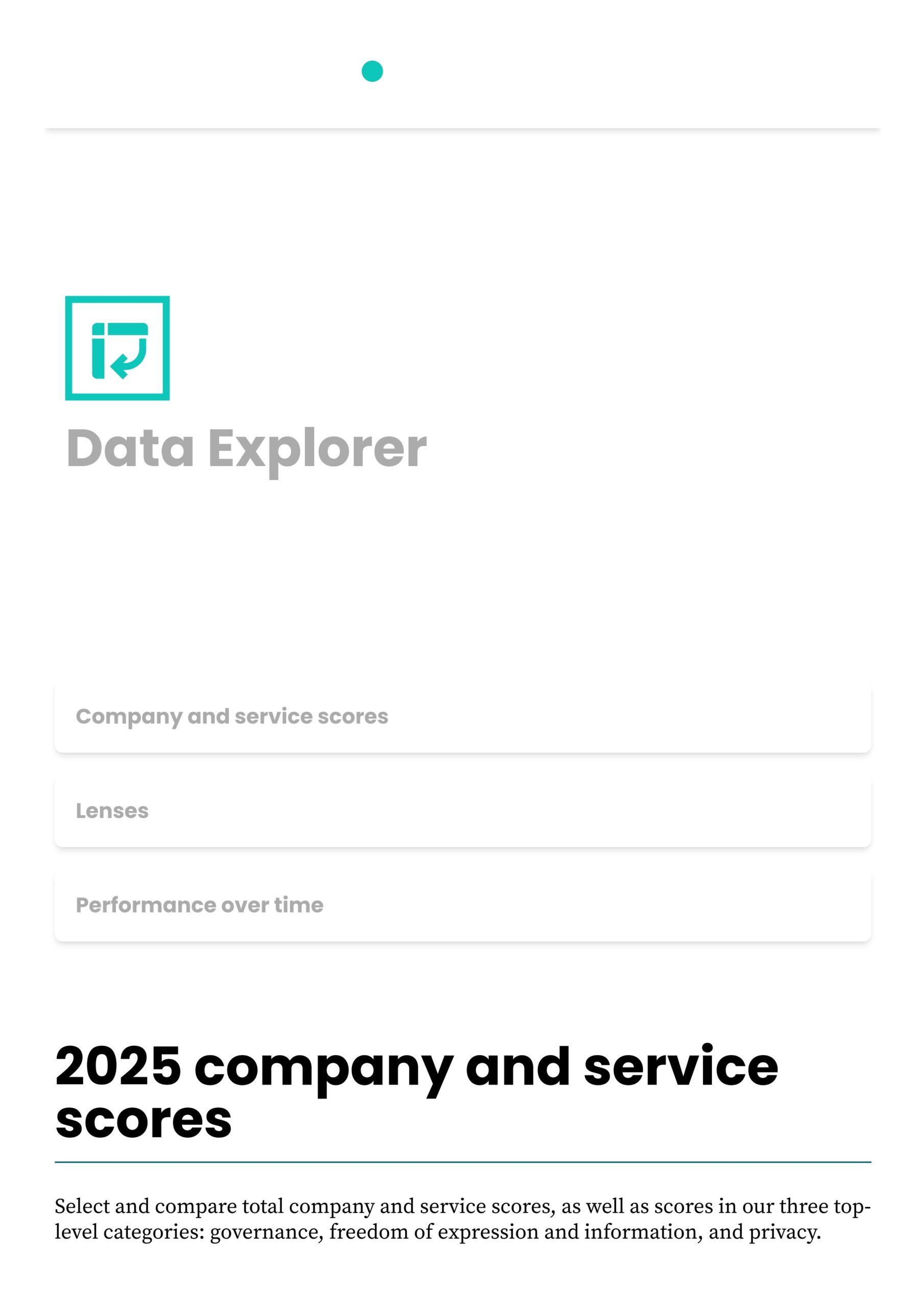 Ranking digital rights: The 2025 big tech edition
