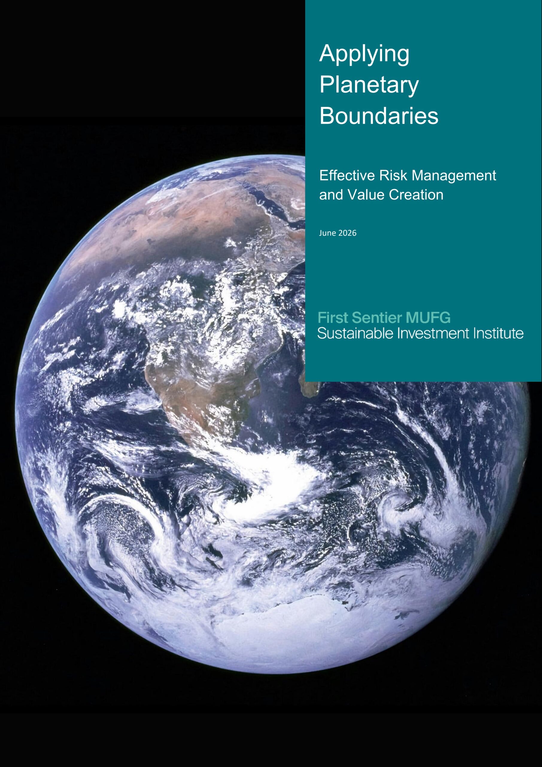 Applying planetary boundaries: Effective risk management and value creation