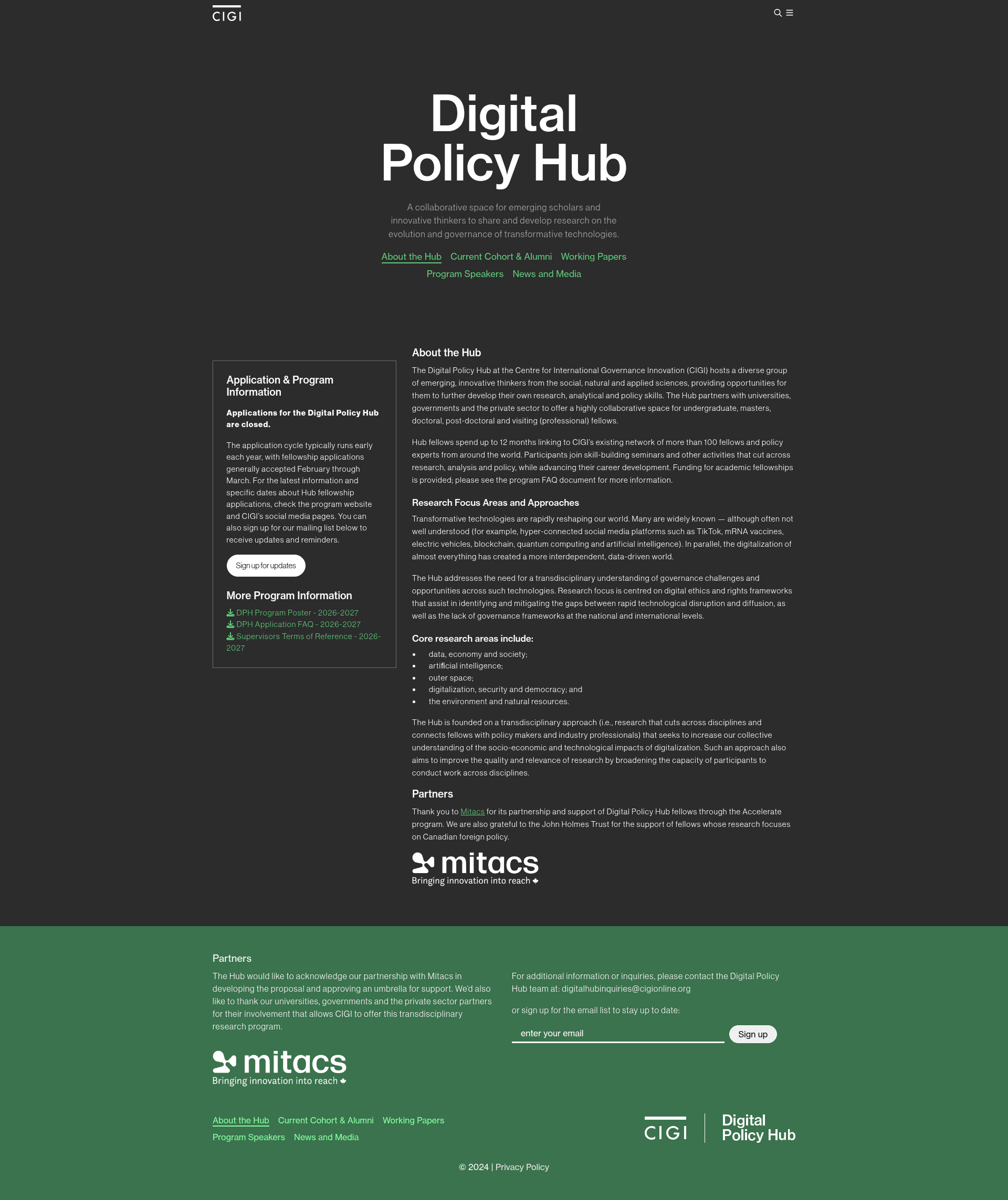 Digital Policy Hub