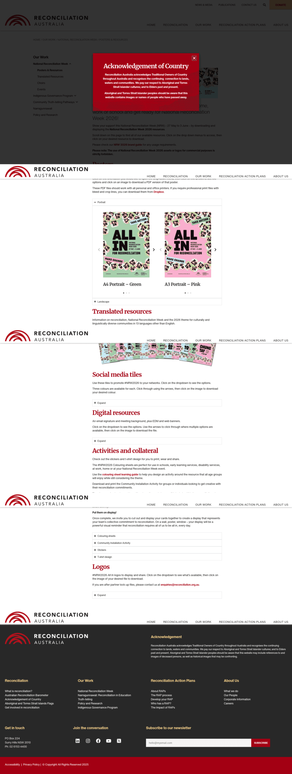 Posters & Resources - Reconciliation Australia