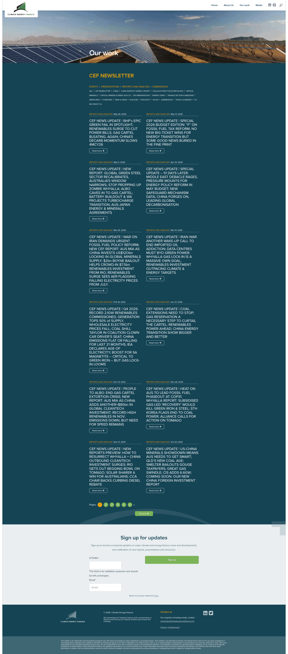 CEF Newsletter