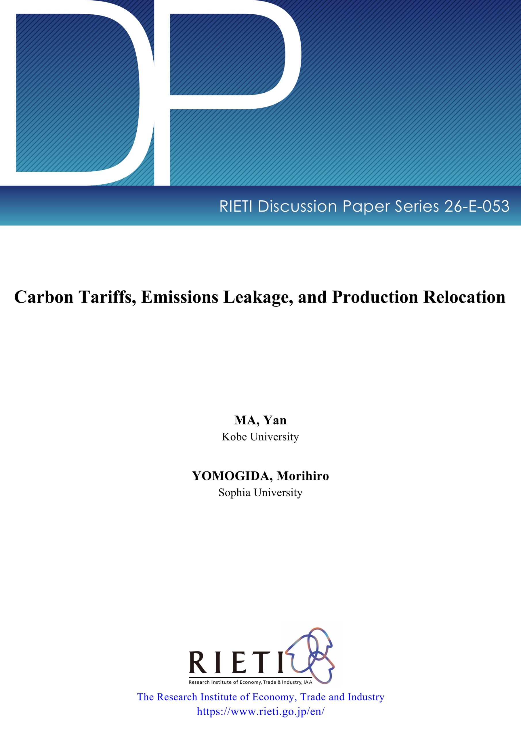 Carbon tariffs, emissions leakage, and production relocation