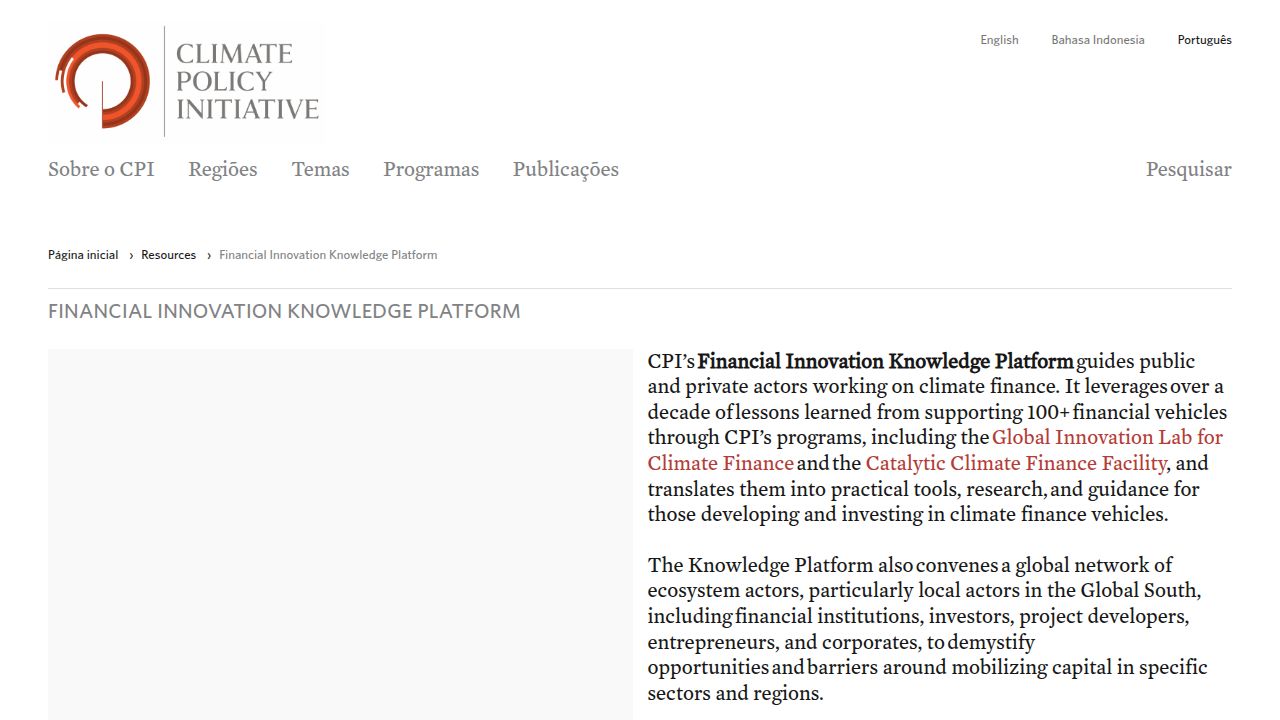 Financial Innovation Knowledge Platform