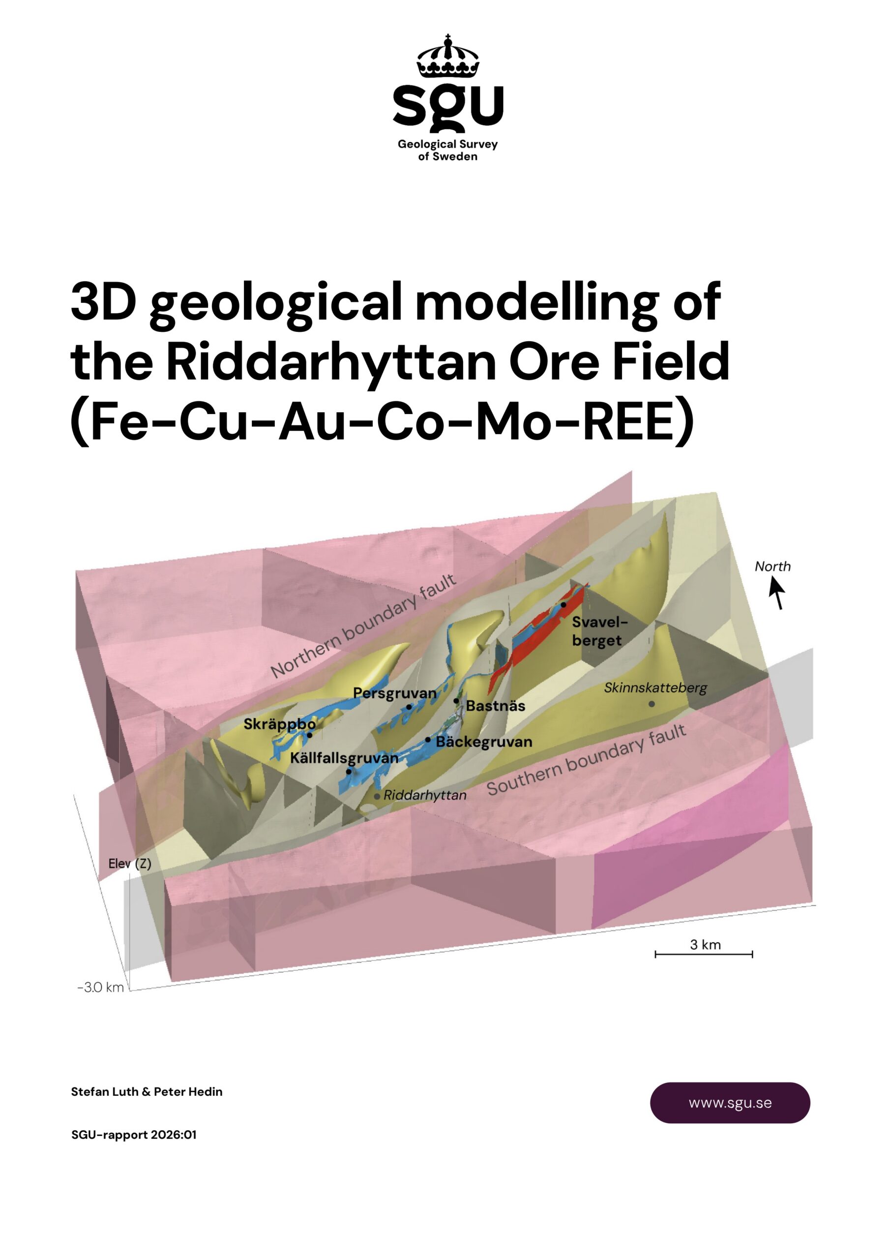 3D geological modelling of the Riddarhyttan Ore Field (Fe-Cu-Au-Co-Mo-REE)