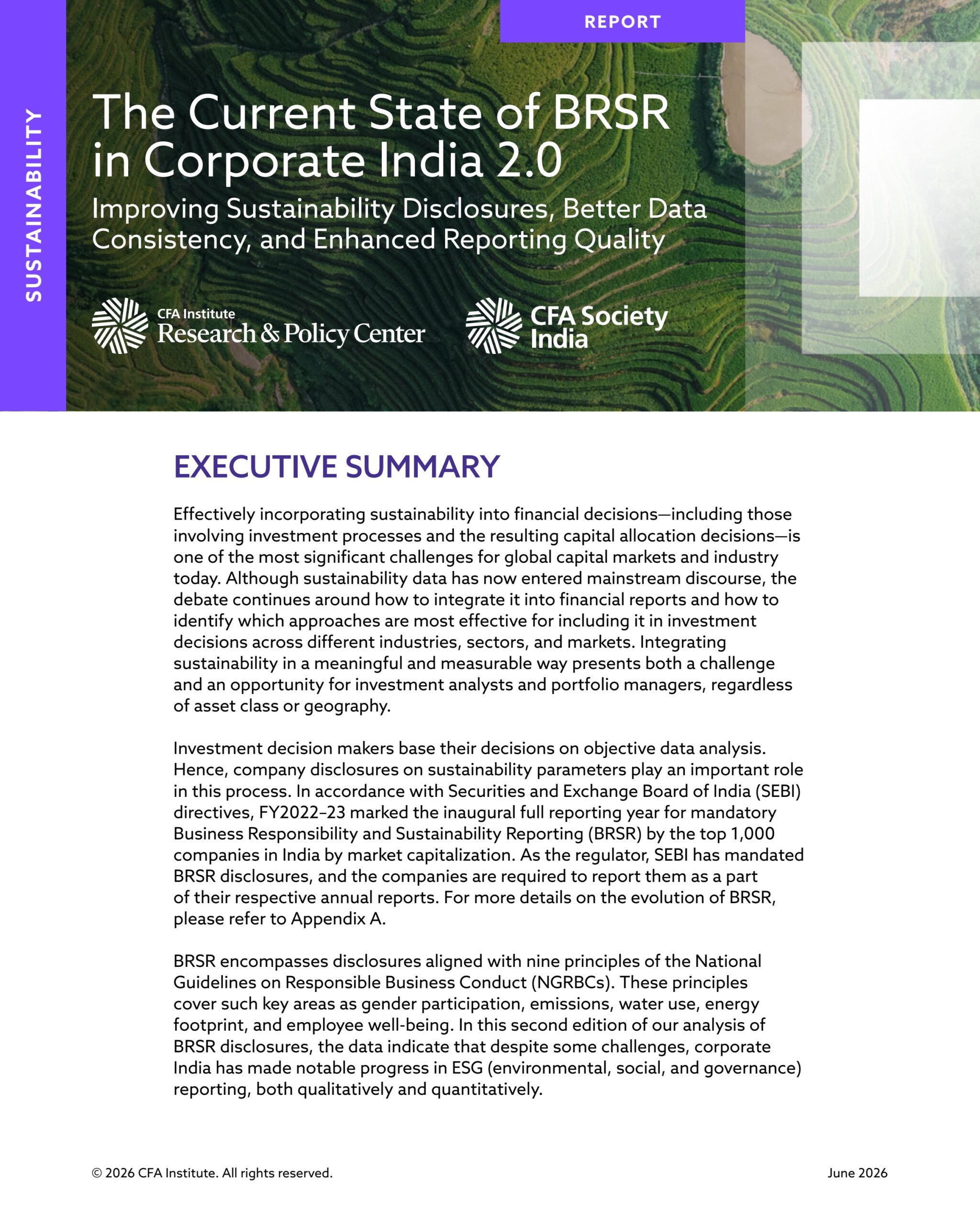 The current state of BRSR in corporate India 2.0