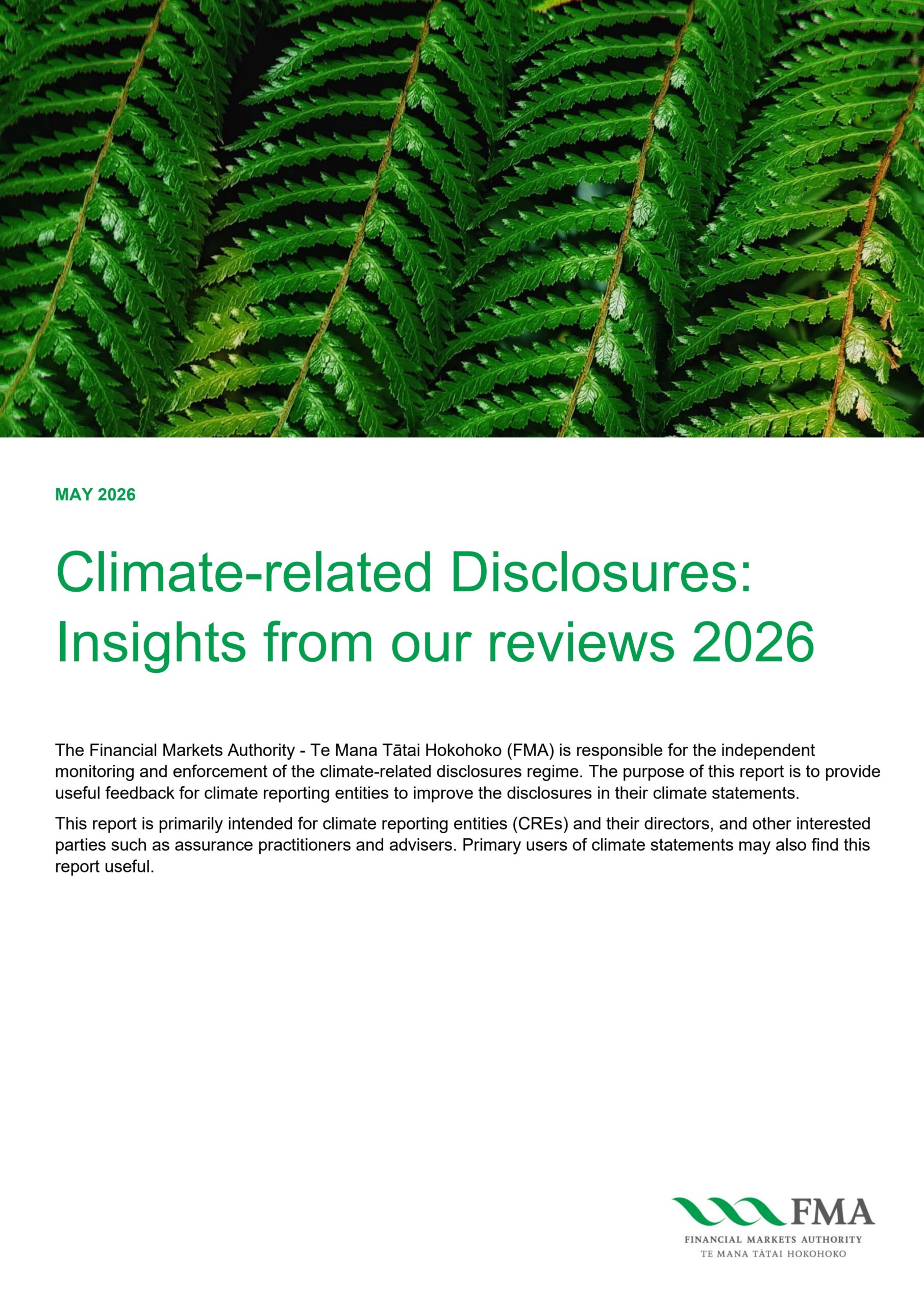 Climate-related disclosures: Insights from our reviews 2026