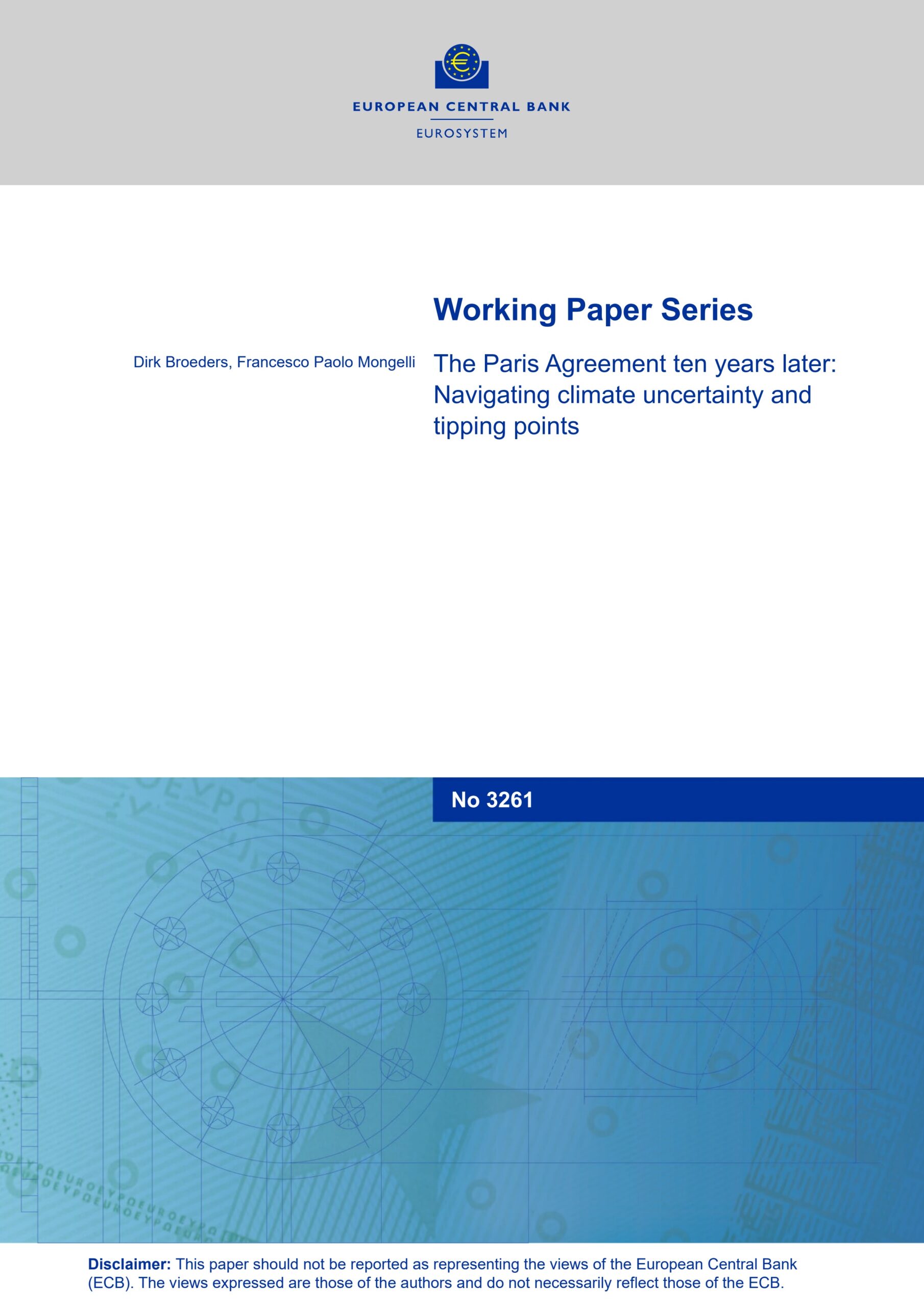 The Paris Agreement ten years later: Navigating climate uncertainty and tipping points