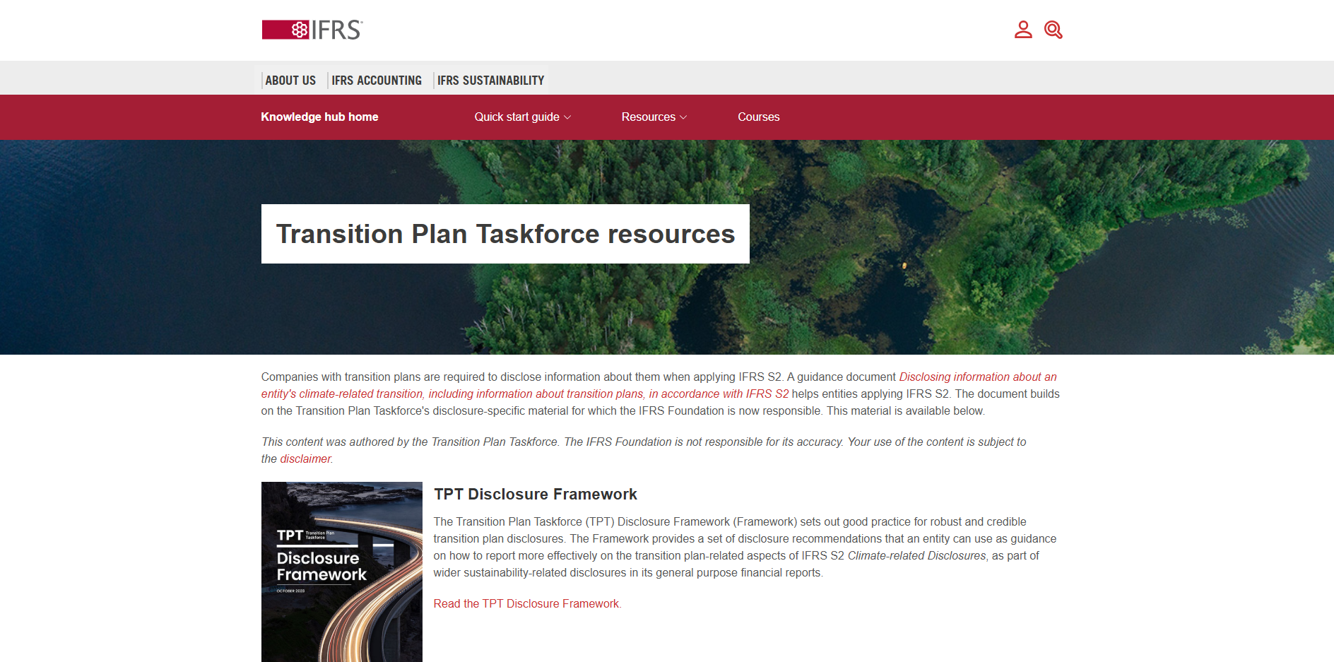 Transition Plan Taskforce Resources