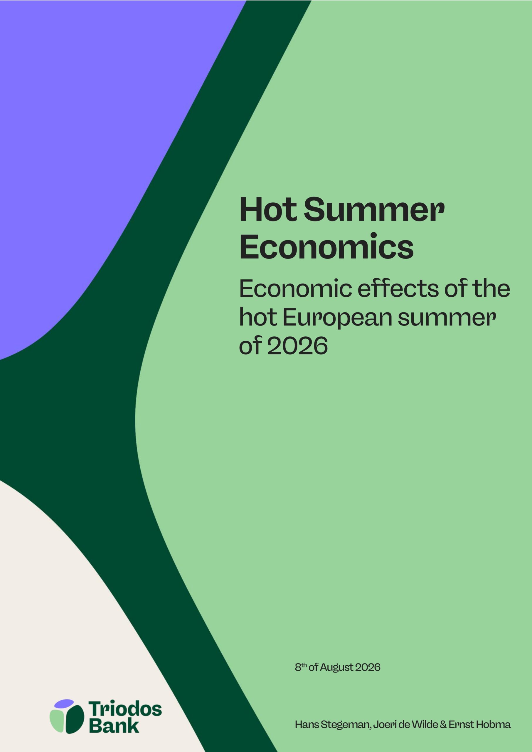 Hot summer economics: Economic effects of the hot European summer of 2026