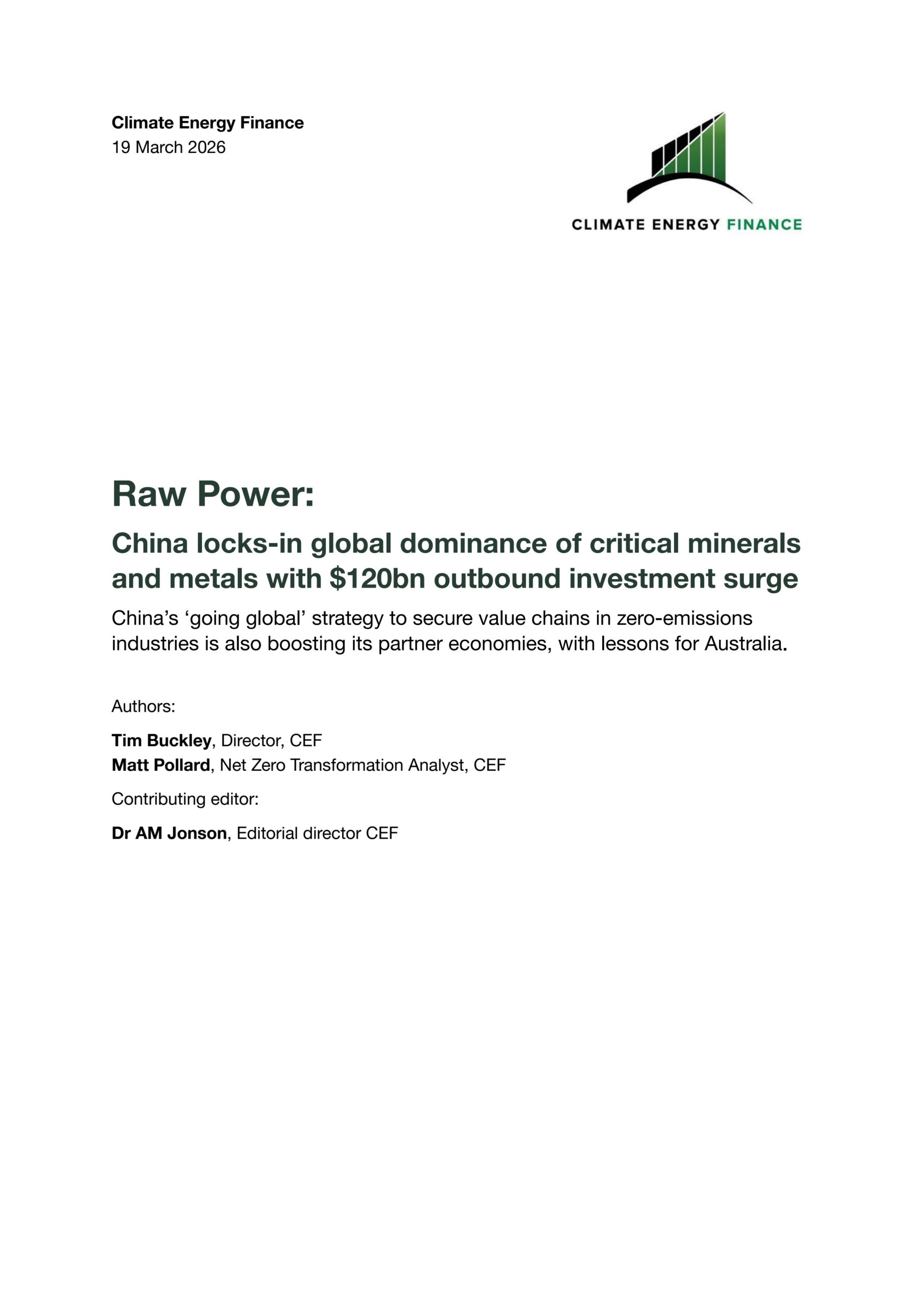 Raw power: China locks-in global dominance of critical minerals and metals with $120bn outbound investment surge