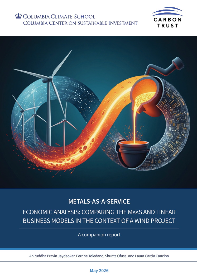 Metals-as-a-Service economic analysis: Comparing the MAAS and linear business models in the context of a wind project