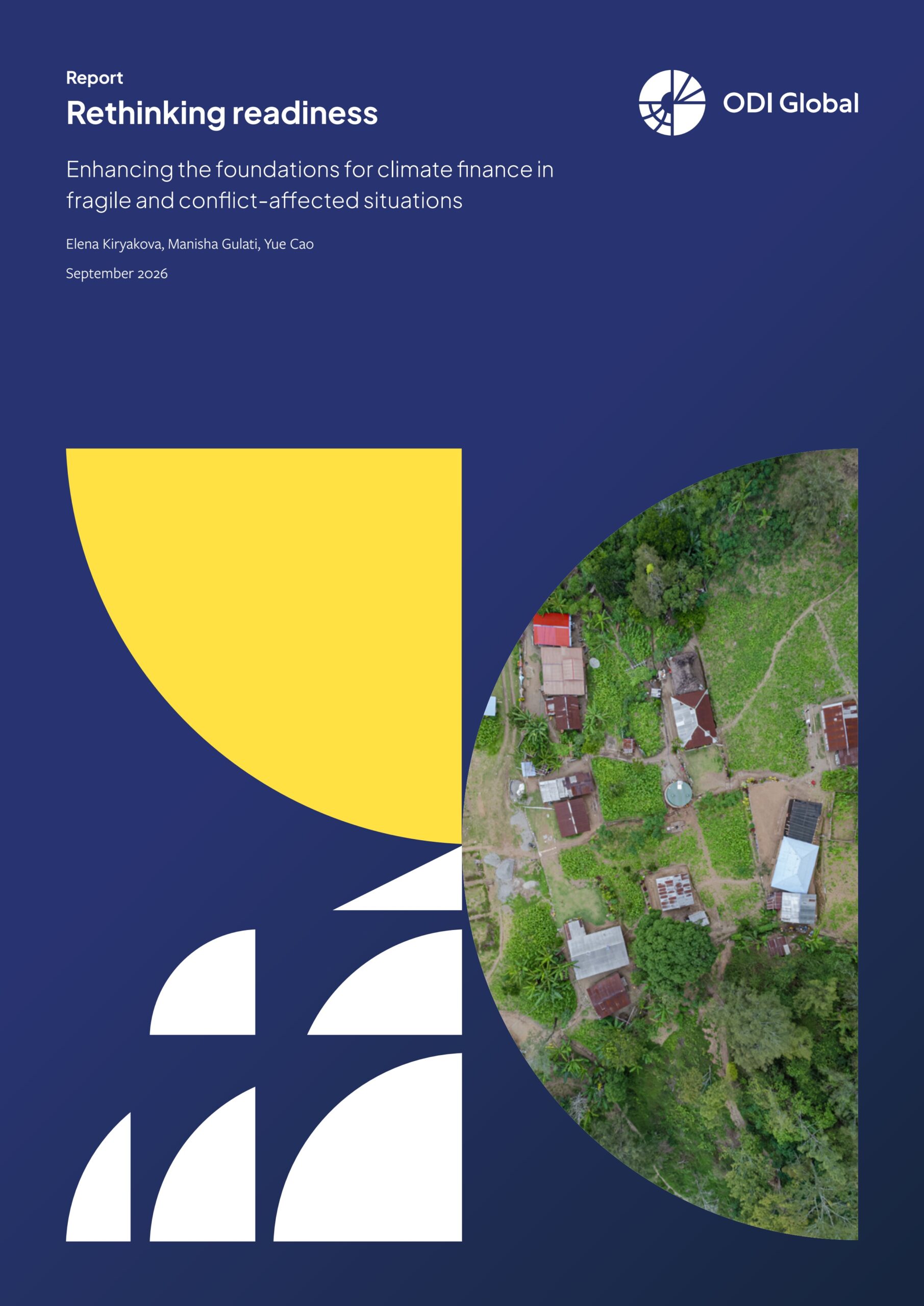 Rethinking readiness: Enhancing the foundations for climate finance in fragile and conflict-affected situations