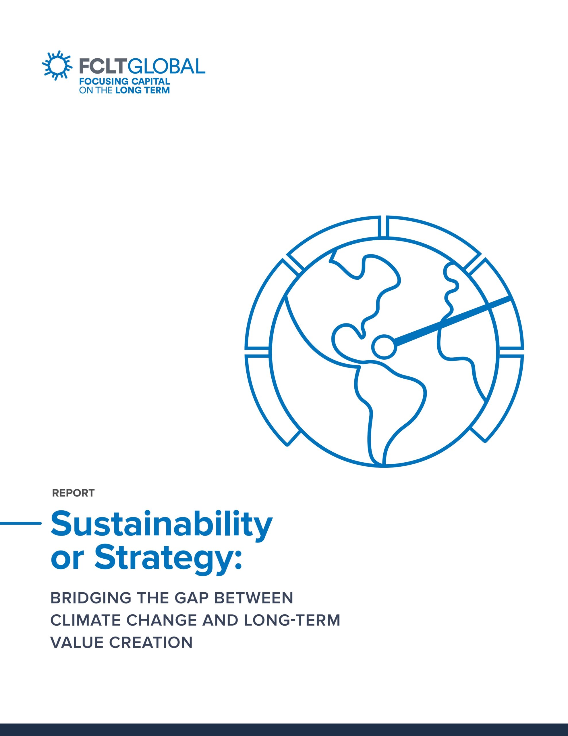Sustainability or strategy: Bridging the gap between climate change and long-term value creation