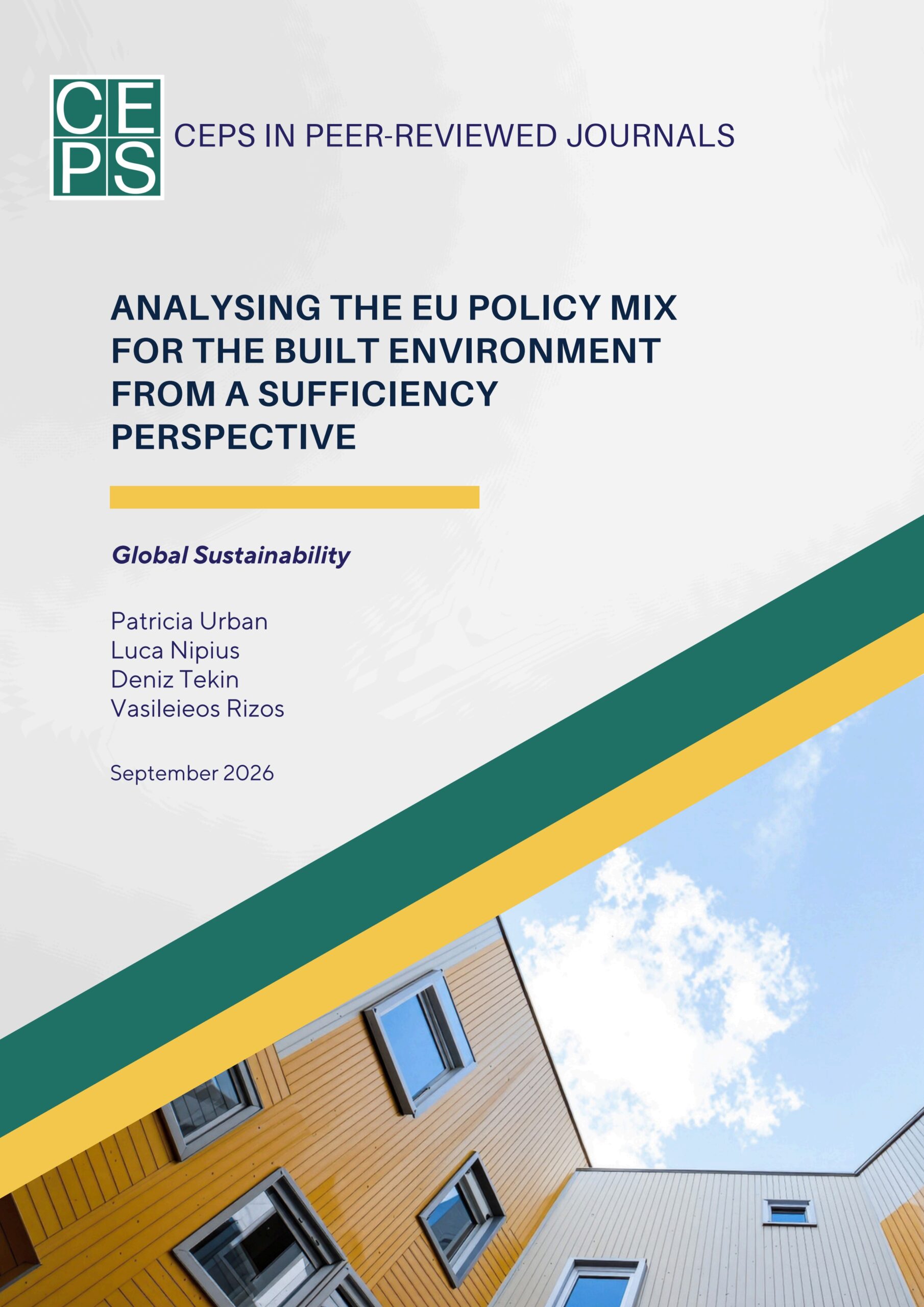 Analysing the EU policy mix for the built environment from a sufficiency perspective