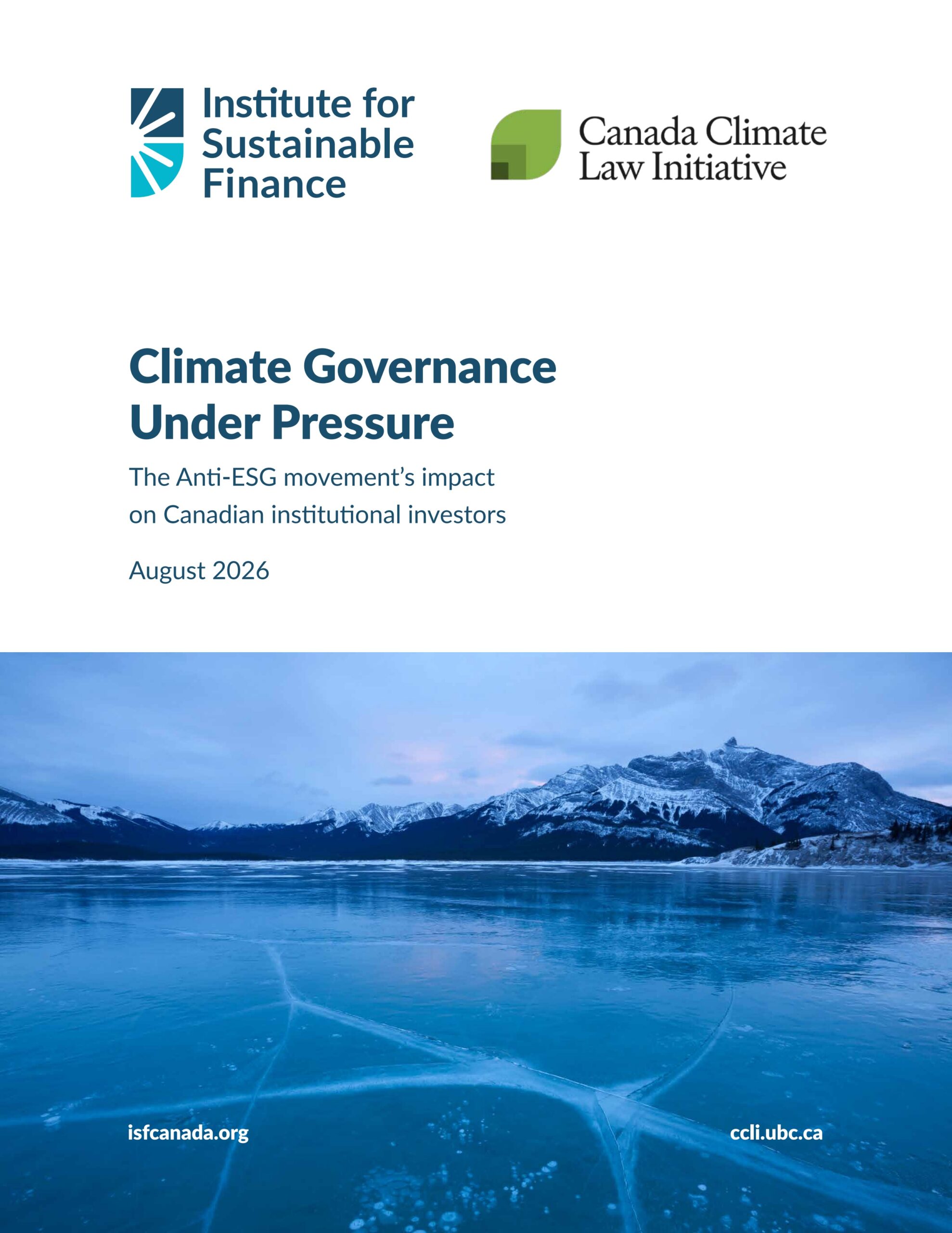 Climate governance under pressure: The Anti-ESG movement’s impact on Canadian institutional investors