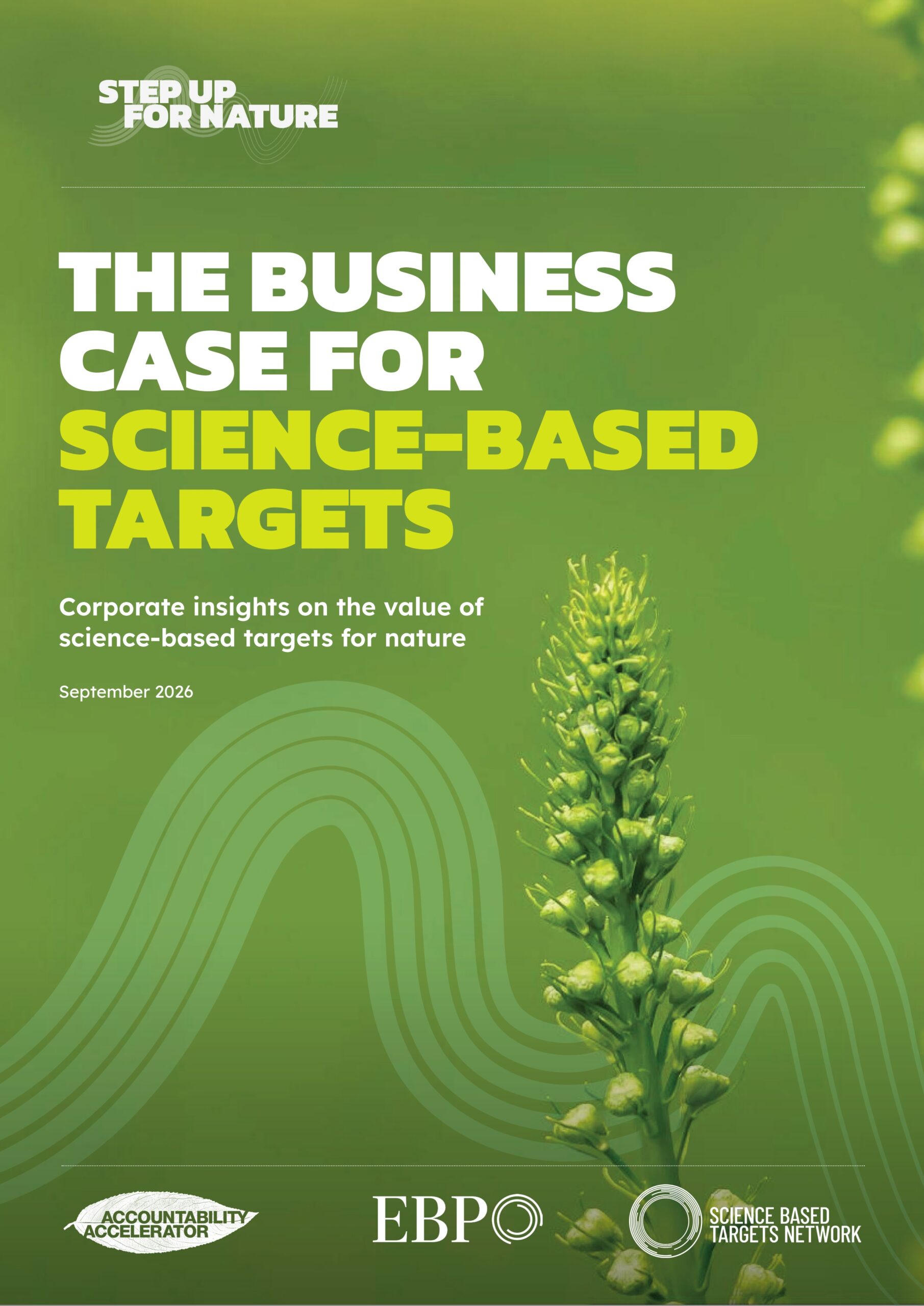 The business case for science-based targets: Corporate insights on the value of science-based targets for nature
