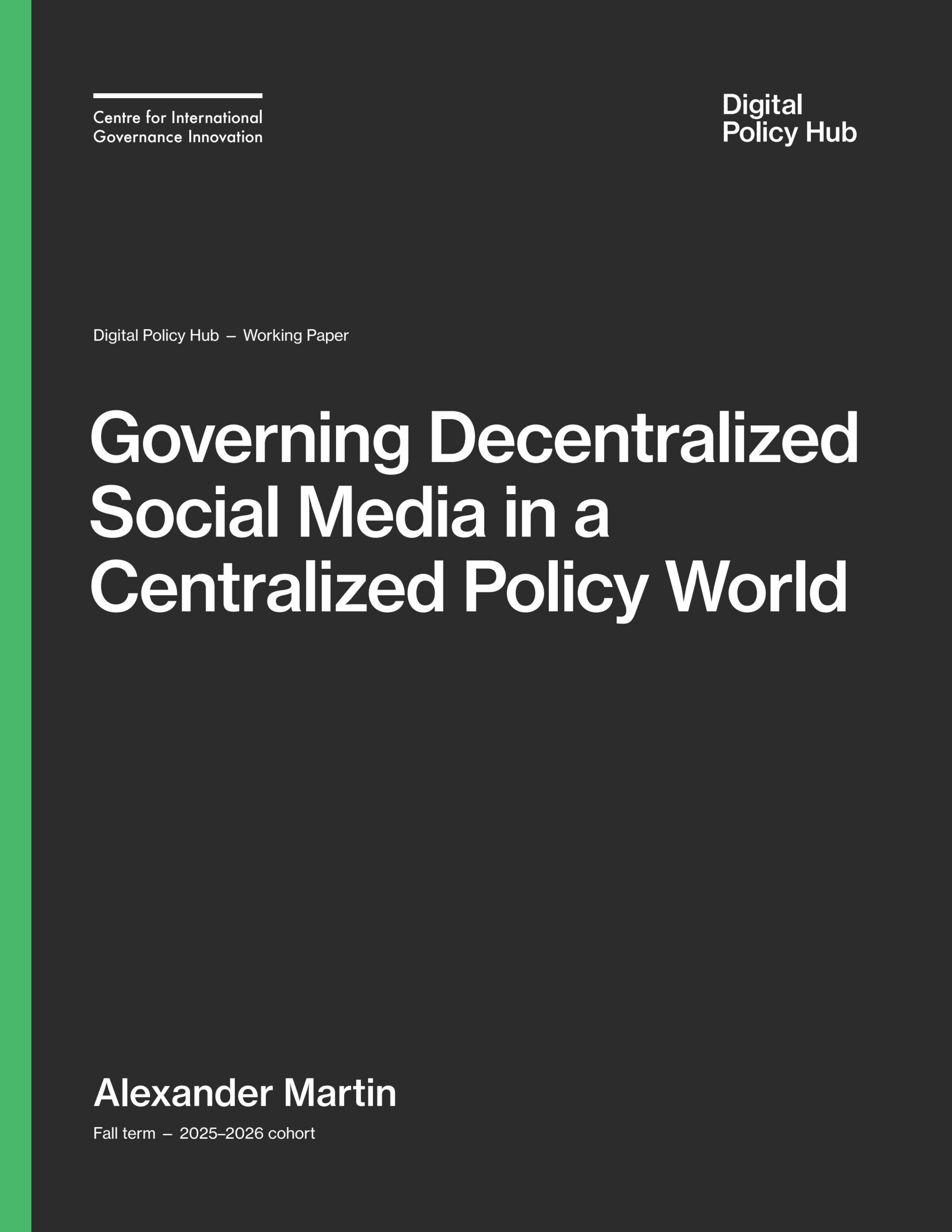 Governing decentralized social media in a centralized policy world