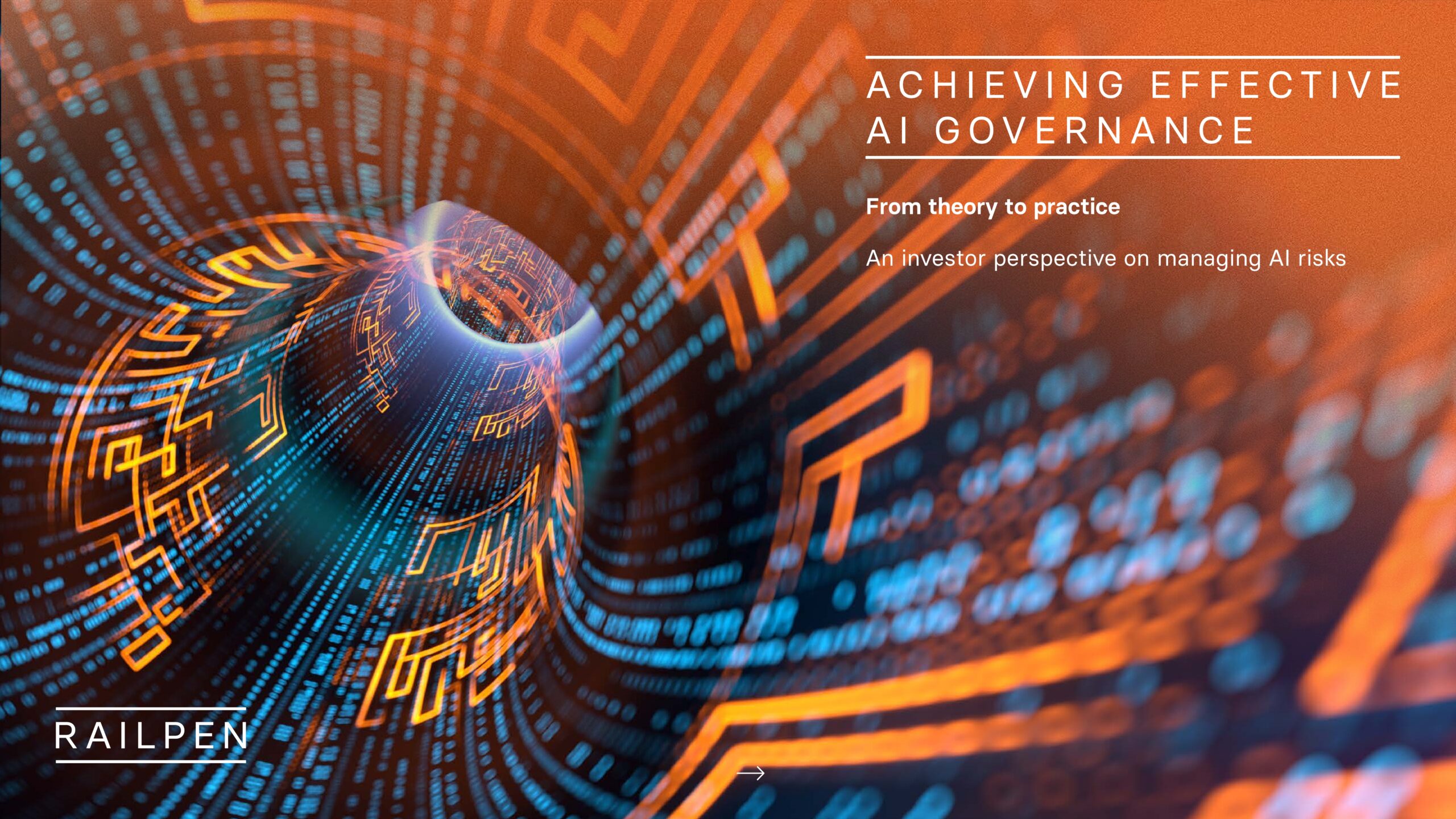 Achieving effective AI governance: From theory to practice. An investor perspective on managing AI risks