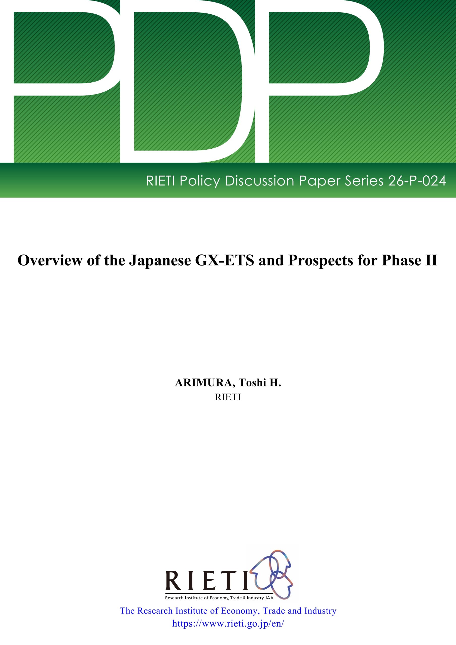 Overview of the Japanese GX-ETS and prospects for Phase II