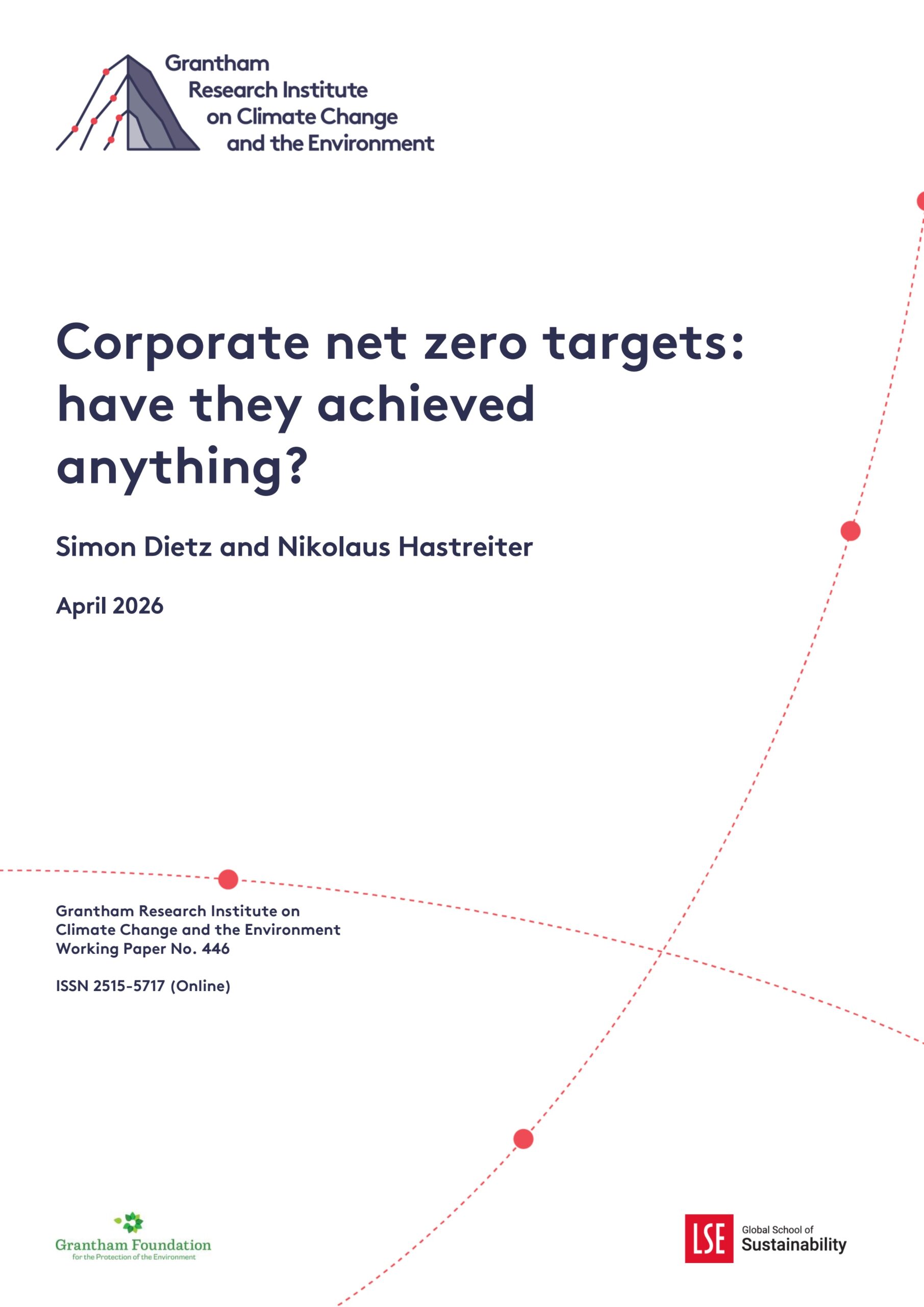 Corporate net zero targets: have they achieved anything?