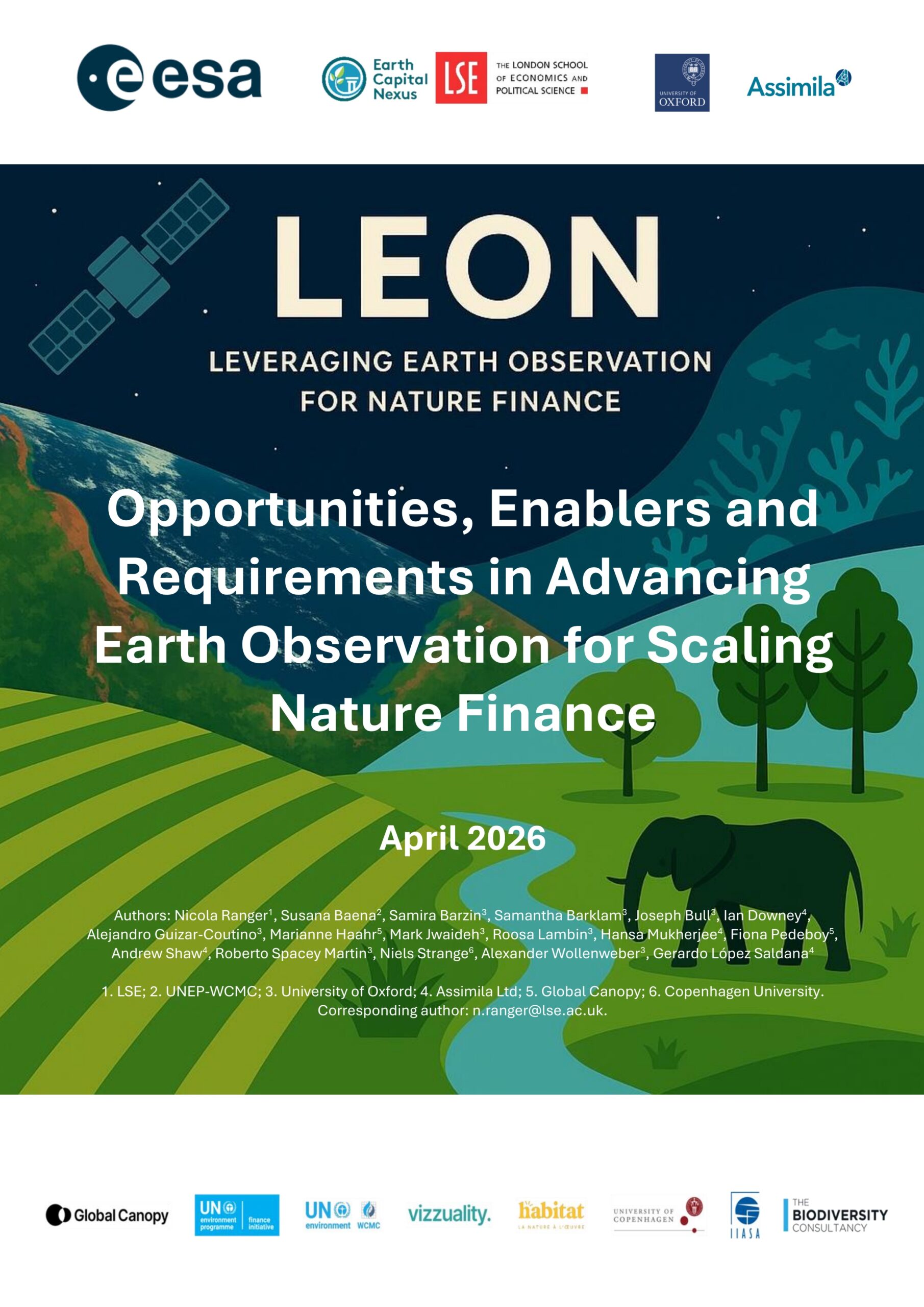 Opportunities, enablers and requirements in advancing Earth Observation for scaling nature finance