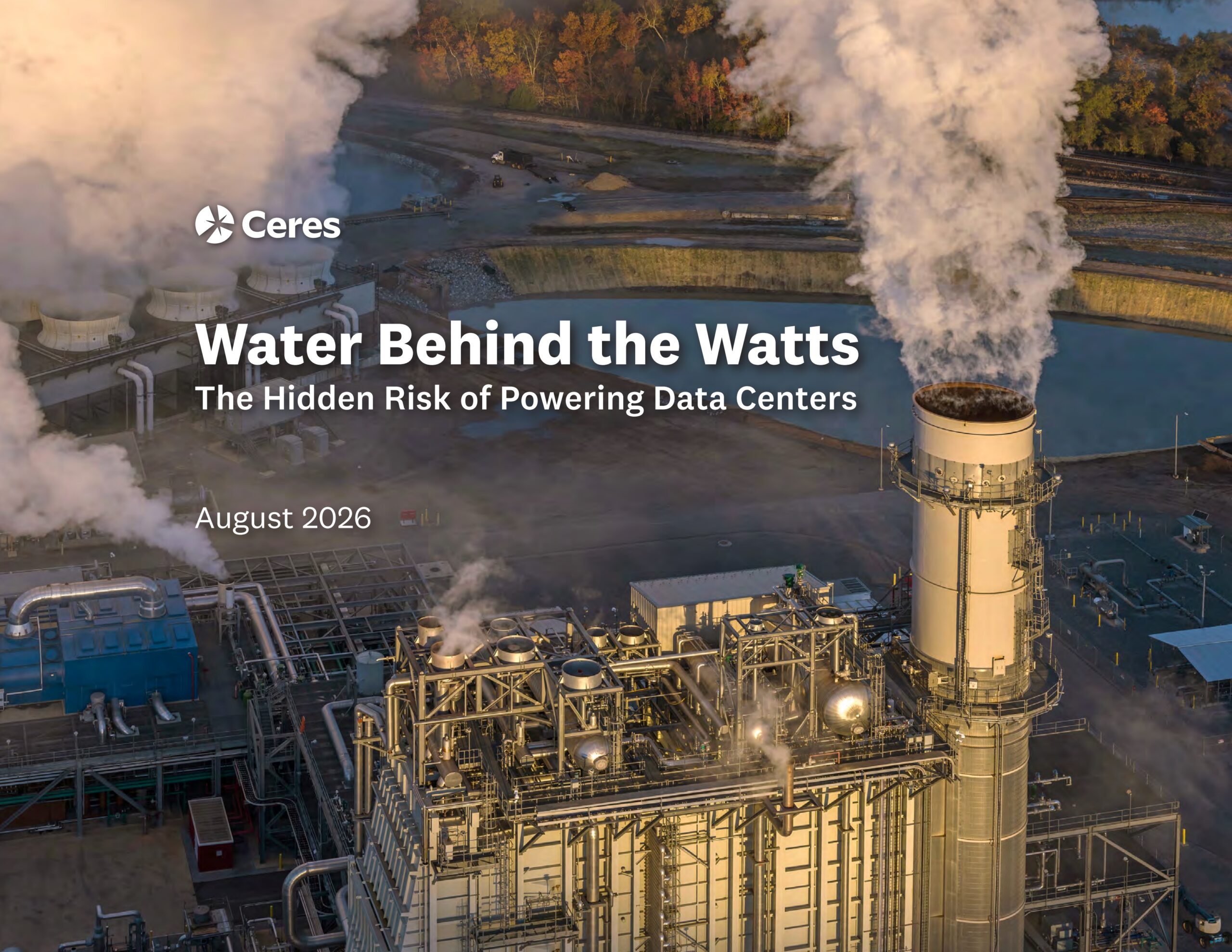 Water behind the watts: The hidden risk of powering data centers