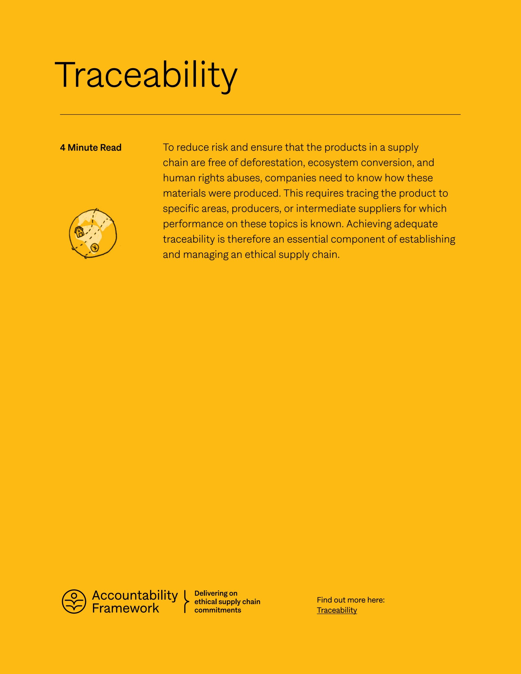 Traceability