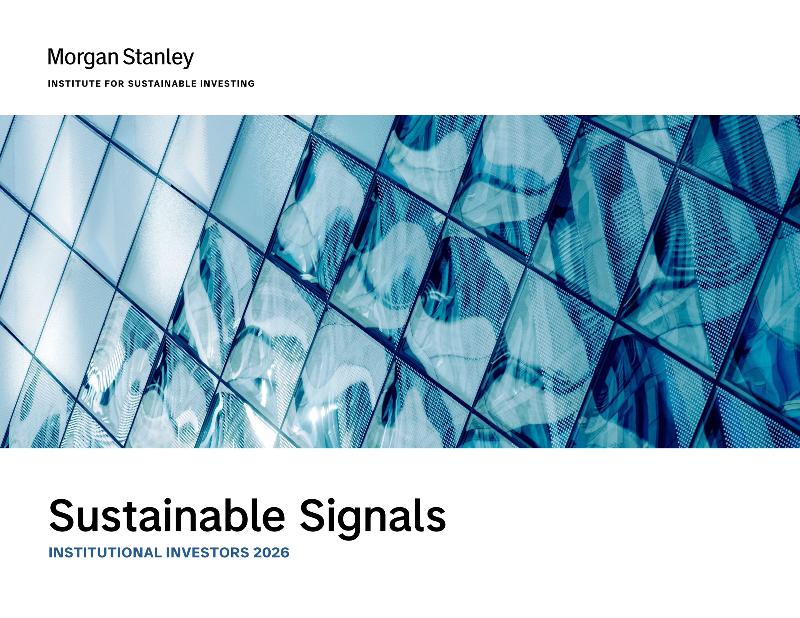 Sustainable Signals: Institutional Investors