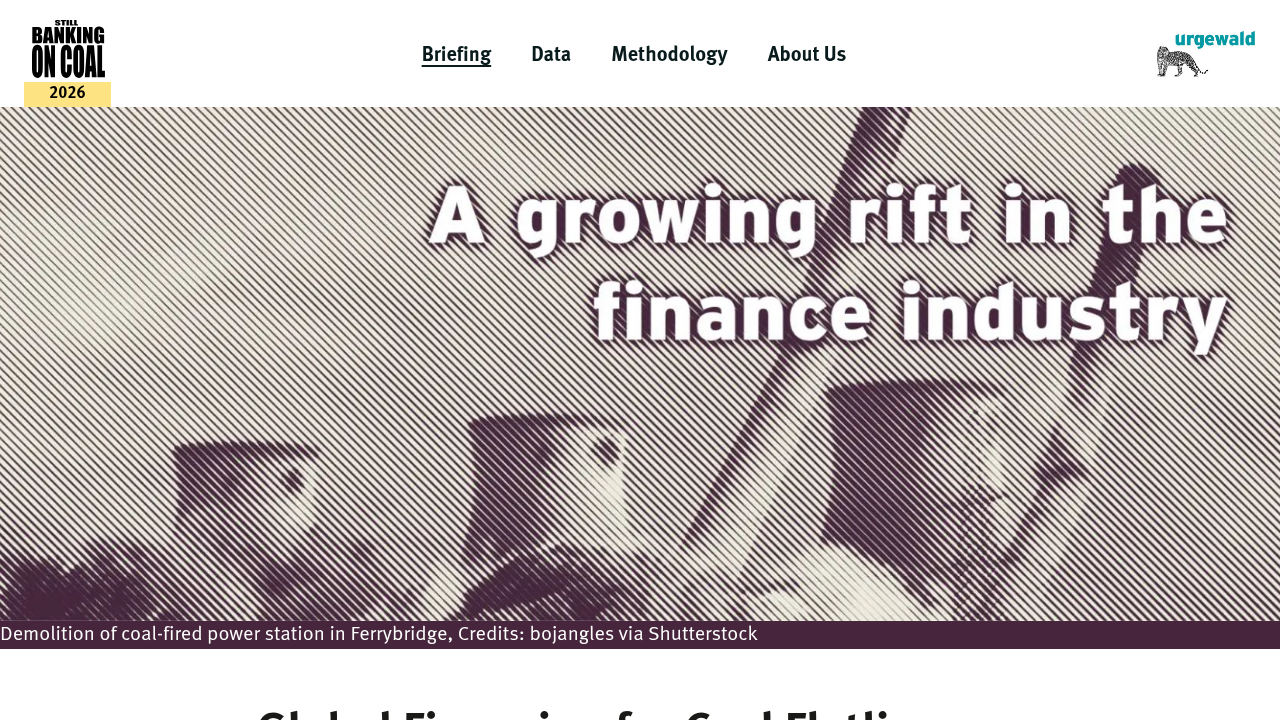 Still Banking on Coal